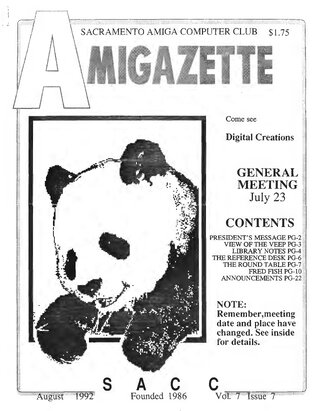 AmigaZette - 1992-08 cover